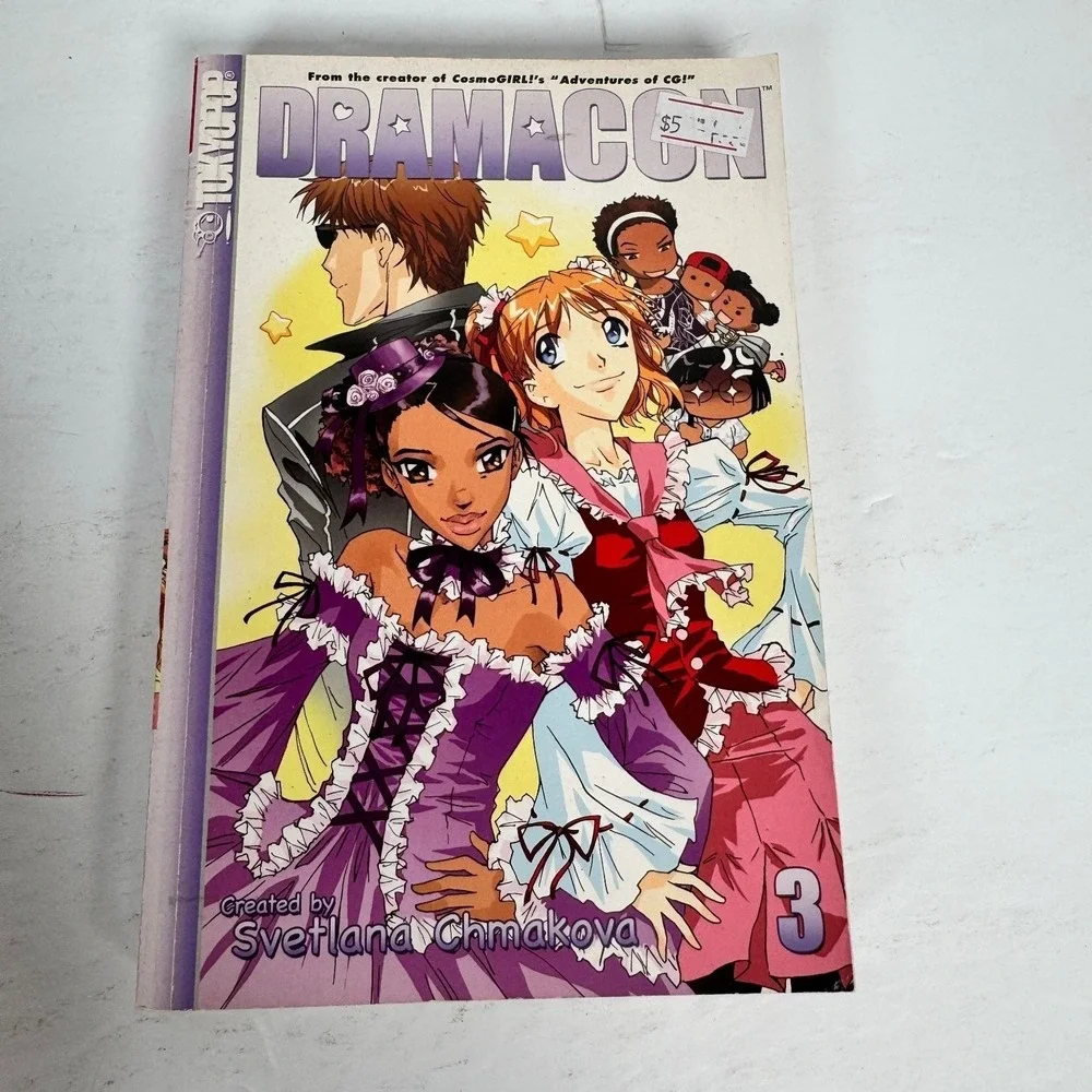 Dramacon Vol 2 & 3 Svetlana Chmakova 2006 2007 First Printing TOKYOPOP Manga Set